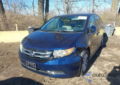 2015 Honda Odyssey Ex from USA, damaged, VIN 5FNRL5H42FB113252
